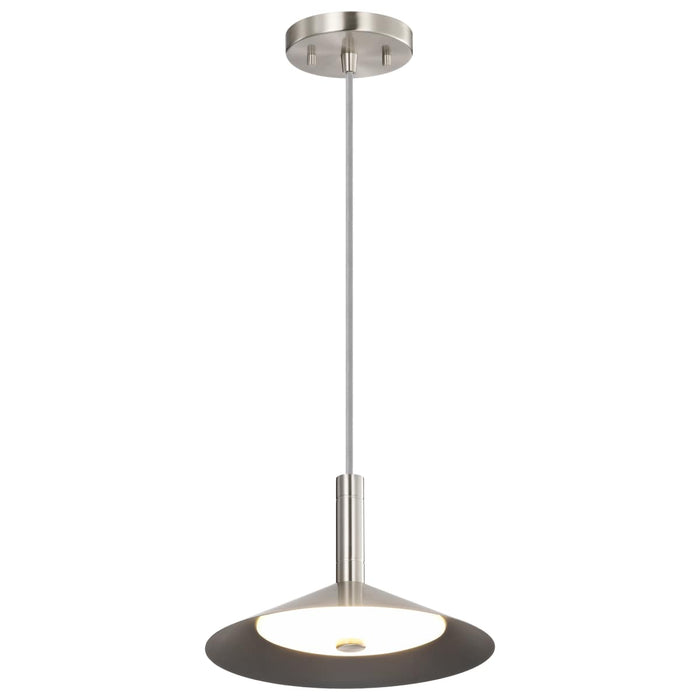 Pendant Nuvo 62-2081 Corrine - 10 Inch LED Pendant - Brushed Nickel - 3K/4K/5K CCT Selectable Nuvo