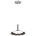 Pendant Nuvo 62-2081 Corrine - 10 Inch LED Pendant - Brushed Nickel - 3K/4K/5K CCT Selectable Nuvo