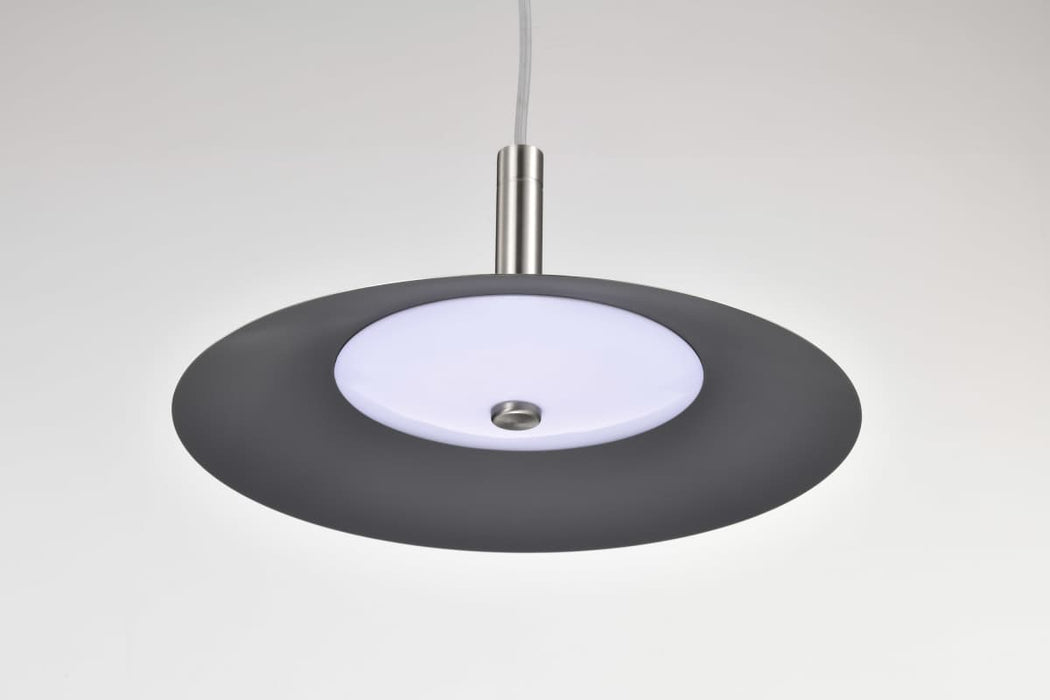 Pendant Nuvo 62-2082 Corrine - 14 Inch LED Pendant - Brushed Nickel - 3K/4K/5K CCT Selectable Nuvo