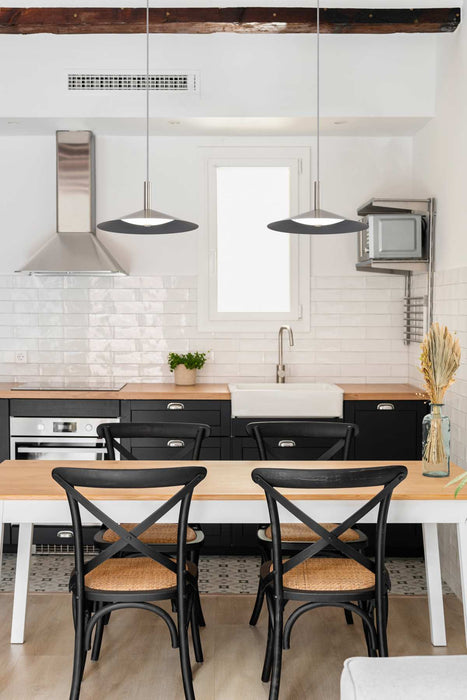 Pendant Nuvo 62-2082 Corrine - 14 Inch LED Pendant - Brushed Nickel - 3K/4K/5K CCT Selectable Nuvo