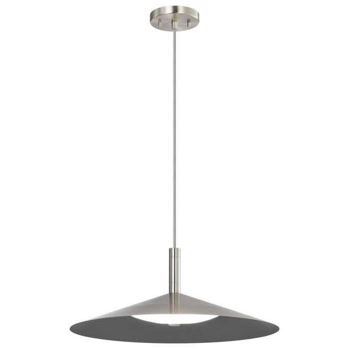 Pendant Nuvo 62-2083 Corrine - 18 Inch LED Pendant - Brushed Nickel - 3K/4K/5K CCT Selectable Nuvo
