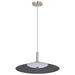 Pendant Nuvo 62-2083 Corrine - 18 Inch LED Pendant - Brushed Nickel - 3K/4K/5K CCT Selectable Nuvo