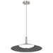 Pendant Nuvo 62-2083 Corrine - 18 Inch LED Pendant - Brushed Nickel - 3K/4K/5K CCT Selectable Nuvo