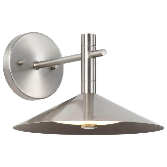 Sconce Nuvo 62-2084 Corrine - 10 Inch LED Wall Sconce - Brushed Nickel - 3K/4K/5K CCT Selectable Nuvo