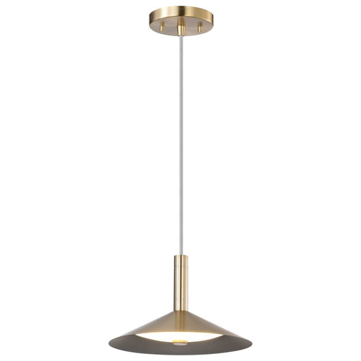 Pendant Nuvo 62-2091 Corrine - 10 Inch LED Pendant - Burnished Brass - 3K/4K/5K CCT Selectable Nuvo