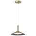 Pendant Nuvo 62-2091 Corrine - 10 Inch LED Pendant - Burnished Brass - 3K/4K/5K CCT Selectable Nuvo