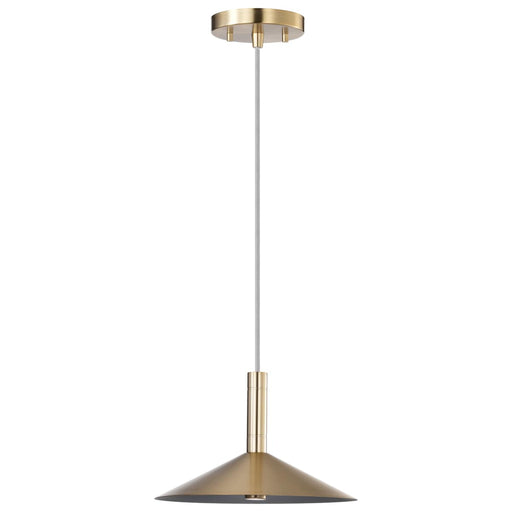 Pendant Nuvo 62-2091 Corrine - 10 Inch LED Pendant - Burnished Brass - 3K/4K/5K CCT Selectable Nuvo