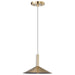 Pendant Nuvo 62-2091 Corrine - 10 Inch LED Pendant - Burnished Brass - 3K/4K/5K CCT Selectable Nuvo