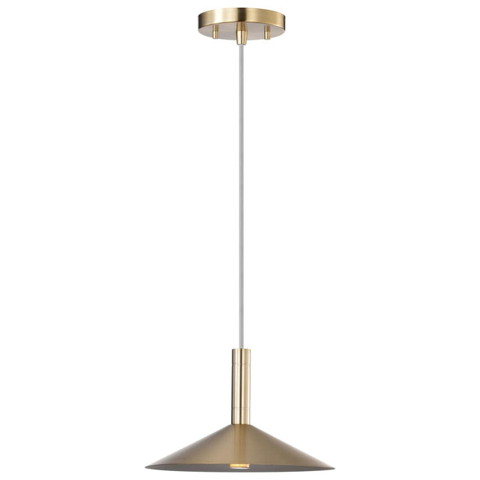 Pendant Nuvo 62-2091 Corrine - 10 Inch LED Pendant - Burnished Brass - 3K/4K/5K CCT Selectable Nuvo