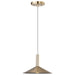 Pendant Nuvo 62-2091 Corrine - 10 Inch LED Pendant - Burnished Brass - 3K/4K/5K CCT Selectable Nuvo