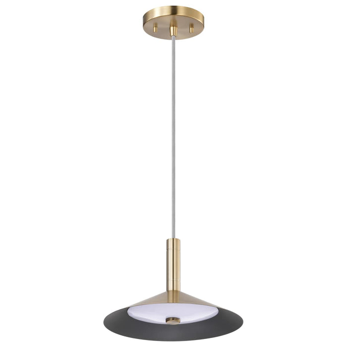 Pendant Nuvo 62-2091 Corrine - 10 Inch LED Pendant - Burnished Brass - 3K/4K/5K CCT Selectable Nuvo