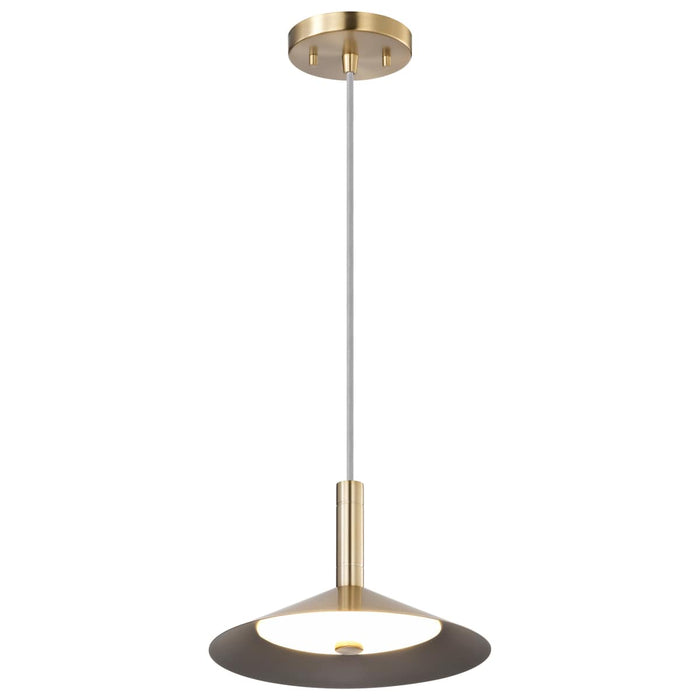 Pendant Nuvo 62-2091 Corrine - 10 Inch LED Pendant - Burnished Brass - 3K/4K/5K CCT Selectable Nuvo