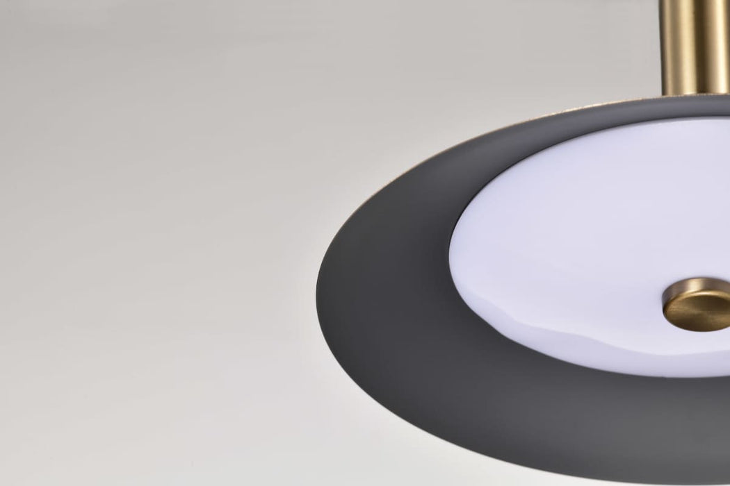 Pendant Nuvo 62-2091 Corrine - 10 Inch LED Pendant - Burnished Brass - 3K/4K/5K CCT Selectable Nuvo