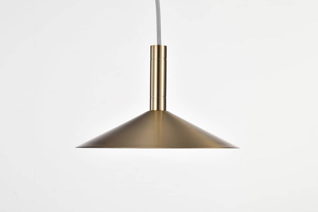 Pendant Nuvo 62-2091 Corrine - 10 Inch LED Pendant - Burnished Brass - 3K/4K/5K CCT Selectable Nuvo