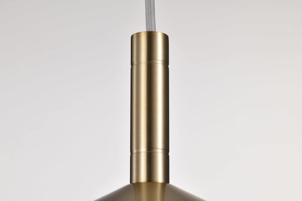 Pendant Nuvo 62-2091 Corrine - 10 Inch LED Pendant - Burnished Brass - 3K/4K/5K CCT Selectable Nuvo