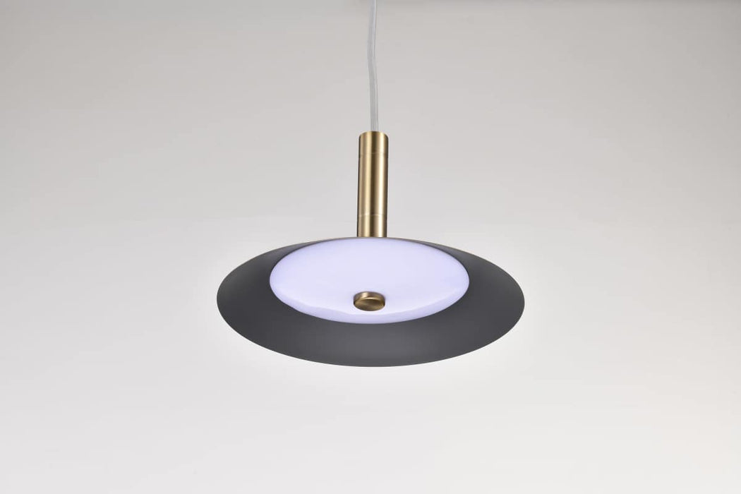 Pendant Nuvo 62-2091 Corrine - 10 Inch LED Pendant - Burnished Brass - 3K/4K/5K CCT Selectable Nuvo