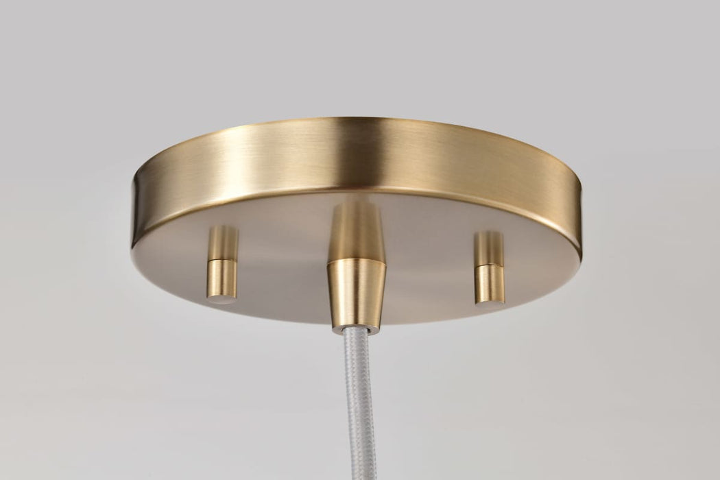 Pendant Nuvo 62-2091 Corrine - 10 Inch LED Pendant - Burnished Brass - 3K/4K/5K CCT Selectable Nuvo