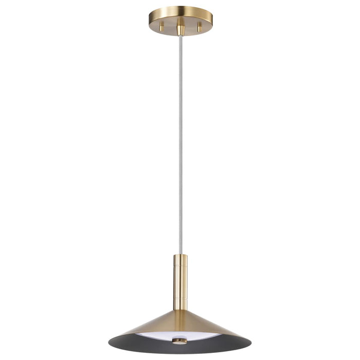 Pendant Nuvo 62-2091 Corrine - 10 Inch LED Pendant - Burnished Brass - 3K/4K/5K CCT Selectable Nuvo