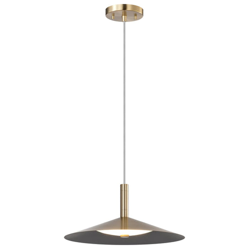 Pendant Nuvo 62-2092 Corrine - 14 Inch LED Pendant - Burnished Brass - 3K/4K/5K CCT Selectable Nuvo
