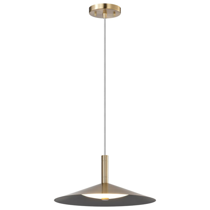 Pendant Nuvo 62-2092 Corrine - 14 Inch LED Pendant - Burnished Brass - 3K/4K/5K CCT Selectable Nuvo