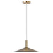 Pendant Nuvo 62-2092 Corrine - 14 Inch LED Pendant - Burnished Brass - 3K/4K/5K CCT Selectable Nuvo
