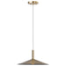 Pendant Nuvo 62-2092 Corrine - 14 Inch LED Pendant - Burnished Brass - 3K/4K/5K CCT Selectable Nuvo