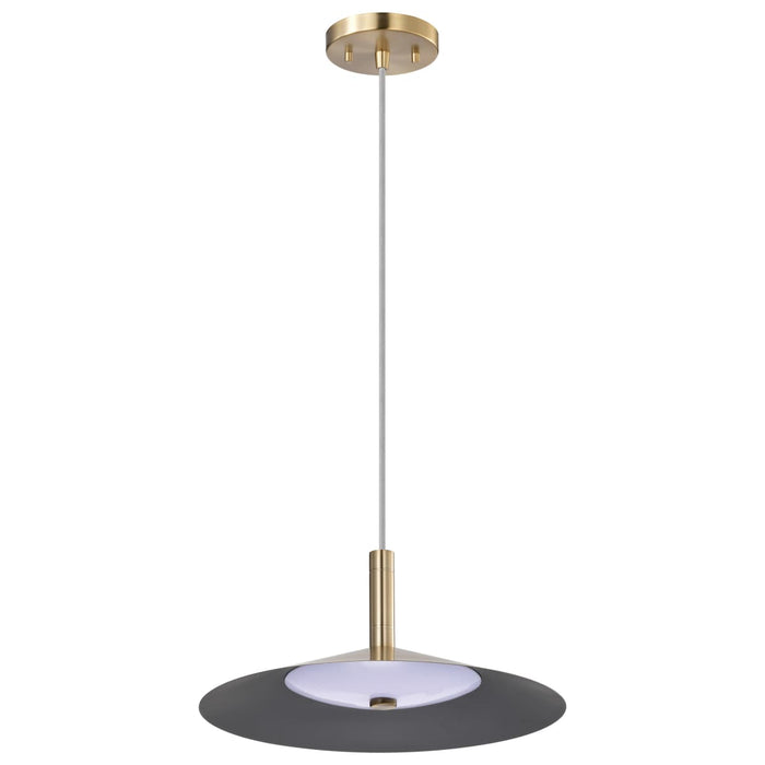 Pendant Nuvo 62-2092 Corrine - 14 Inch LED Pendant - Burnished Brass - 3K/4K/5K CCT Selectable Nuvo