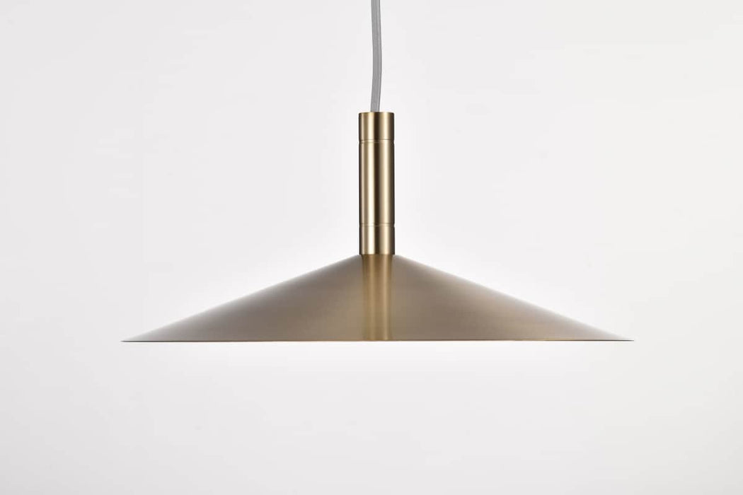 Pendant Nuvo 62-2092 Corrine - 14 Inch LED Pendant - Burnished Brass - 3K/4K/5K CCT Selectable Nuvo