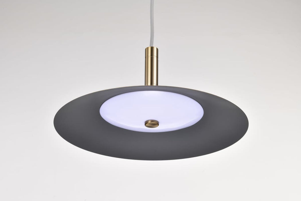 Pendant Nuvo 62-2092 Corrine - 14 Inch LED Pendant - Burnished Brass - 3K/4K/5K CCT Selectable Nuvo