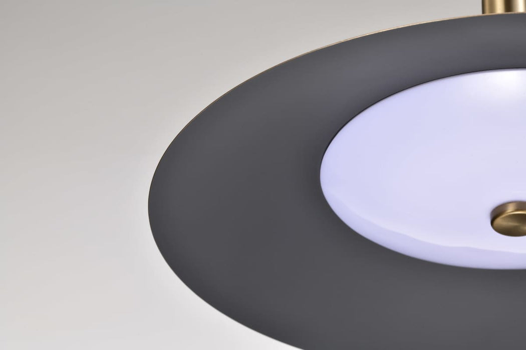 Pendant Nuvo 62-2092 Corrine - 14 Inch LED Pendant - Burnished Brass - 3K/4K/5K CCT Selectable Nuvo