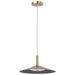Pendant Nuvo 62-2092 Corrine - 14 Inch LED Pendant - Burnished Brass - 3K/4K/5K CCT Selectable Nuvo