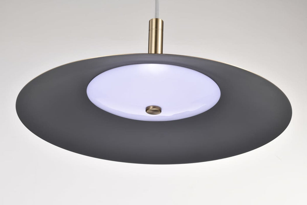 Pendant Nuvo 62-2093 Corrine - 18 Inch LED Pendant - Burnished Brass - 3K/4K/5K CCT Selectable Nuvo