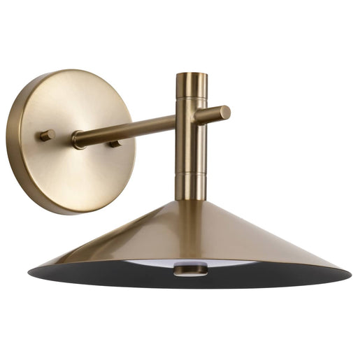 Sconce Nuvo 62-2094 Corrine - 10 Inch LED Wall Sconce - Burnished Brass - 3K/4K/5K CCT Selectable Nuvo