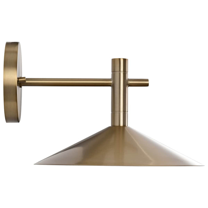 Sconce Nuvo 62-2094 Corrine - 10 Inch LED Wall Sconce - Burnished Brass - 3K/4K/5K CCT Selectable Nuvo