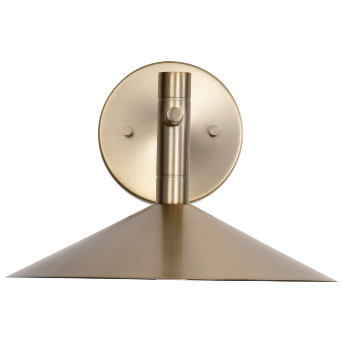 Sconce Nuvo 62-2094 Corrine - 10 Inch LED Wall Sconce - Burnished Brass - 3K/4K/5K CCT Selectable Nuvo