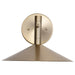 Sconce Nuvo 62-2094 Corrine - 10 Inch LED Wall Sconce - Burnished Brass - 3K/4K/5K CCT Selectable Nuvo