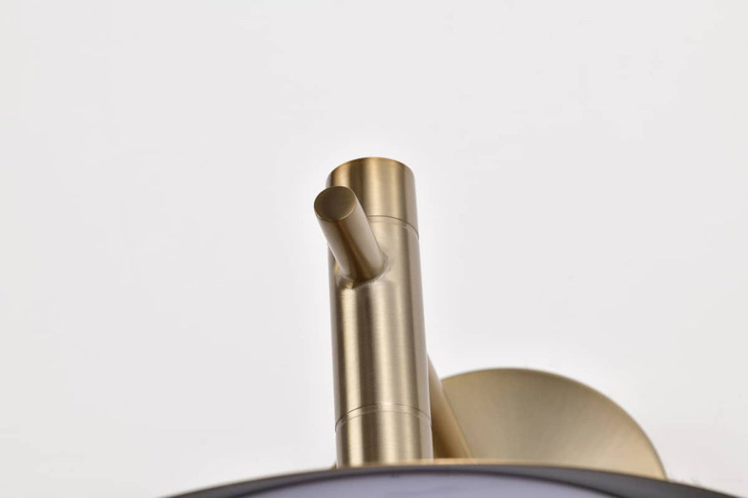 Sconce Nuvo 62-2094 Corrine - 10 Inch LED Wall Sconce - Burnished Brass - 3K/4K/5K CCT Selectable Nuvo