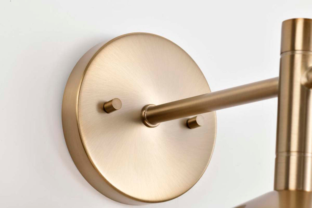Sconce Nuvo 62-2094 Corrine - 10 Inch LED Wall Sconce - Burnished Brass - 3K/4K/5K CCT Selectable Nuvo