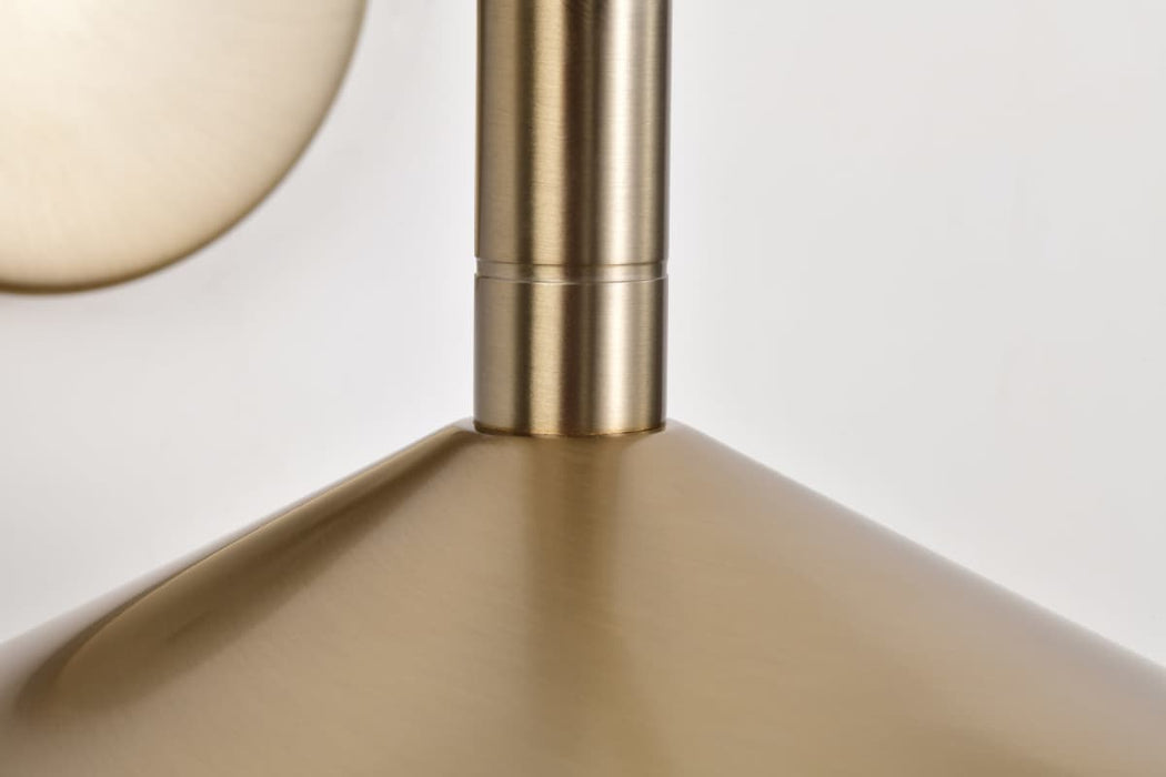Sconce Nuvo 62-2094 Corrine - 10 Inch LED Wall Sconce - Burnished Brass - 3K/4K/5K CCT Selectable Nuvo