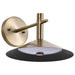 Sconce Nuvo 62-2094 Corrine - 10 Inch LED Wall Sconce - Burnished Brass - 3K/4K/5K CCT Selectable Nuvo