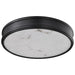 Flush Mount Nuvo 62-2101 Kendall - 14 Inch LED Flush Mount - Matte Black with Alabaster Glass Nuvo