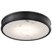 Flush Mount Nuvo 62-2101 Kendall - 14 Inch LED Flush Mount - Matte Black with Alabaster Glass Nuvo