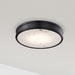 Flush Mount Nuvo 62-2101 Kendall - 14 Inch LED Flush Mount - Matte Black with Alabaster Glass Nuvo