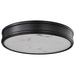 Flush Mount Nuvo 62-2101 Kendall - 14 Inch LED Flush Mount - Matte Black with Alabaster Glass Nuvo
