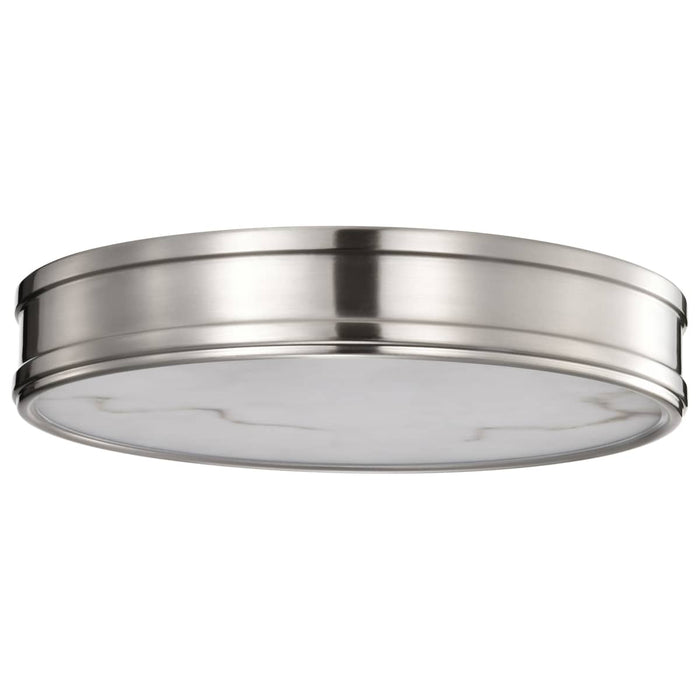 Flush Mount Nuvo 62-2111 Kendall - 14 Inch LED Flush Mount - Brushed Nickel with Alabaster Glass Nuvo