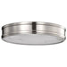 Flush Mount Nuvo 62-2111 Kendall - 14 Inch LED Flush Mount - Brushed Nickel with Alabaster Glass Nuvo