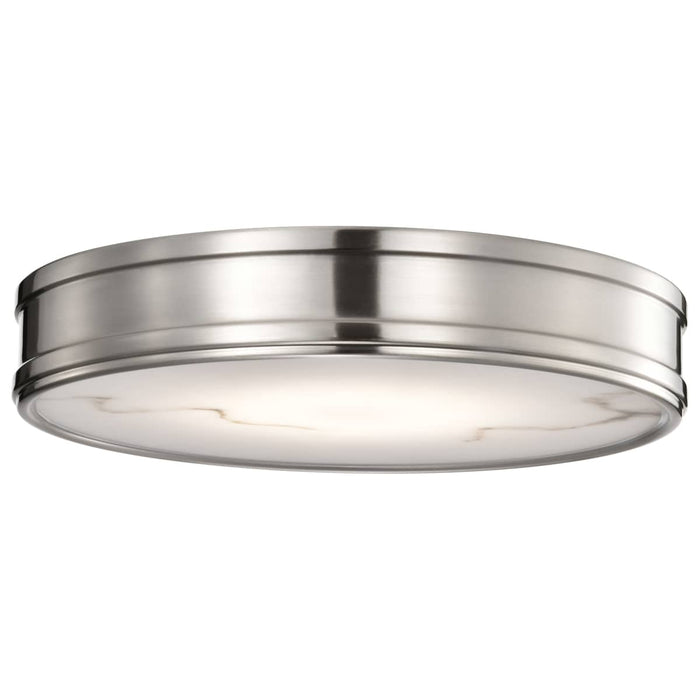 Flush Mount Nuvo 62-2111 Kendall - 14 Inch LED Flush Mount - Brushed Nickel with Alabaster Glass Nuvo