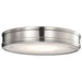 Flush Mount Nuvo 62-2111 Kendall - 14 Inch LED Flush Mount - Brushed Nickel with Alabaster Glass Nuvo