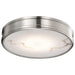 Flush Mount Nuvo 62-2111 Kendall - 14 Inch LED Flush Mount - Brushed Nickel with Alabaster Glass Nuvo