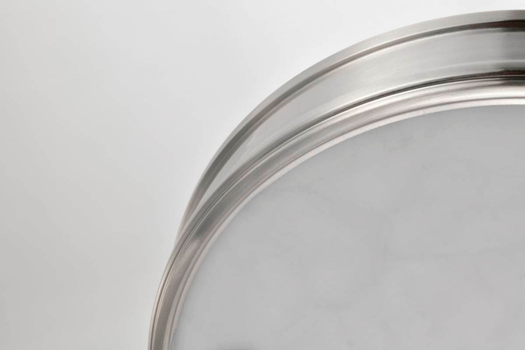 Flush Mount Nuvo 62-2111 Kendall - 14 Inch LED Flush Mount - Brushed Nickel with Alabaster Glass Nuvo